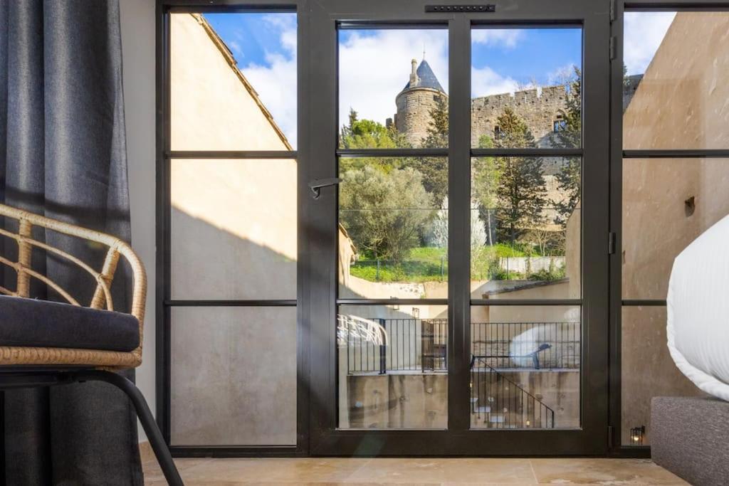 Longue Vie A La Reine - Piscine - Chateau カルカソンヌ エクステリア 写真